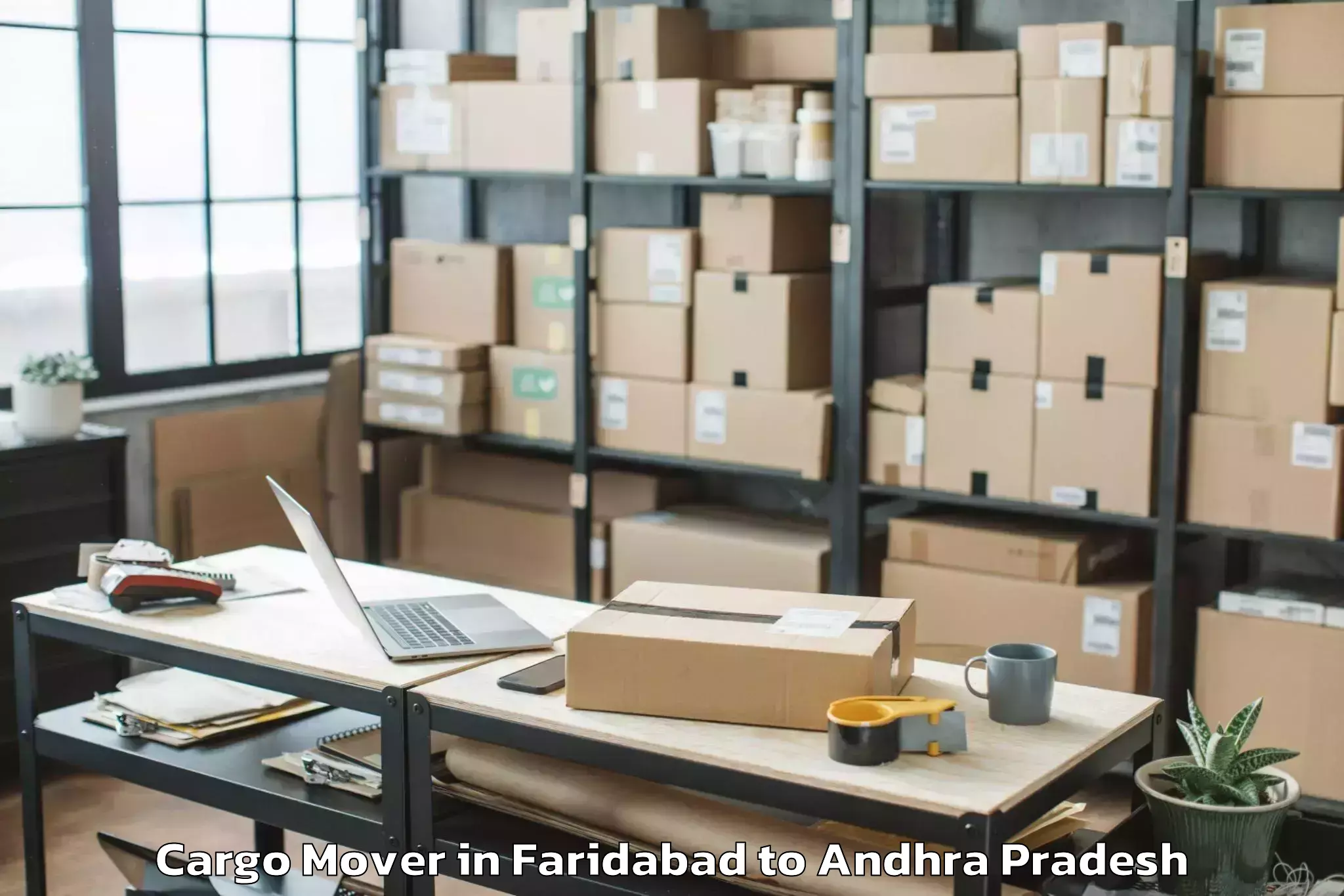 Discover Faridabad to Pedavegi Cargo Mover